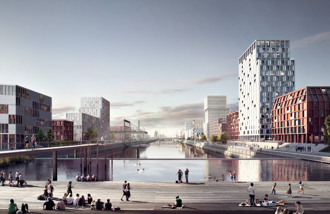 cobe deutzer hafen exterior cobe deutzer hafen exterior