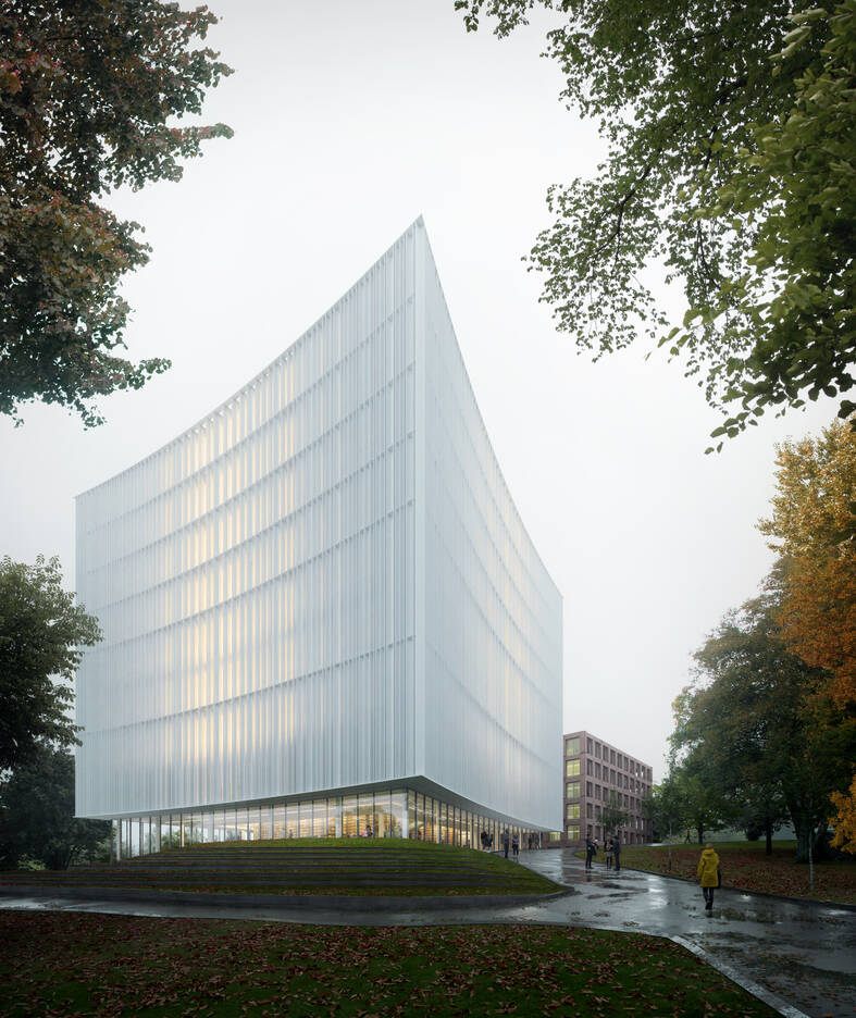 cobe goteborg university library exterior cobe goteborg university library exterior