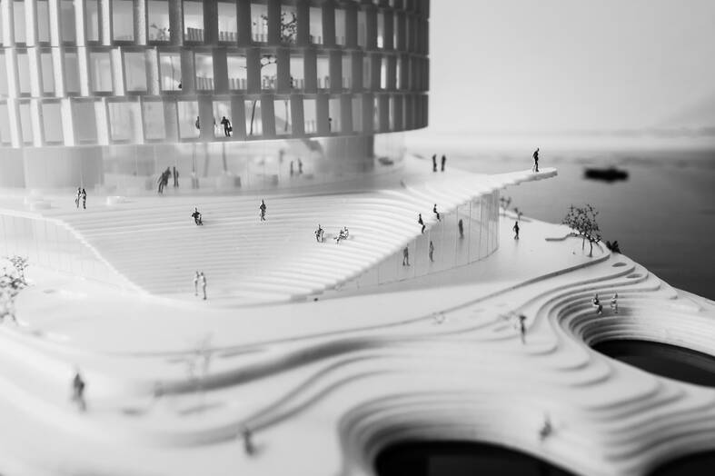 tip of redmolen model detail tip of redmolen model detail