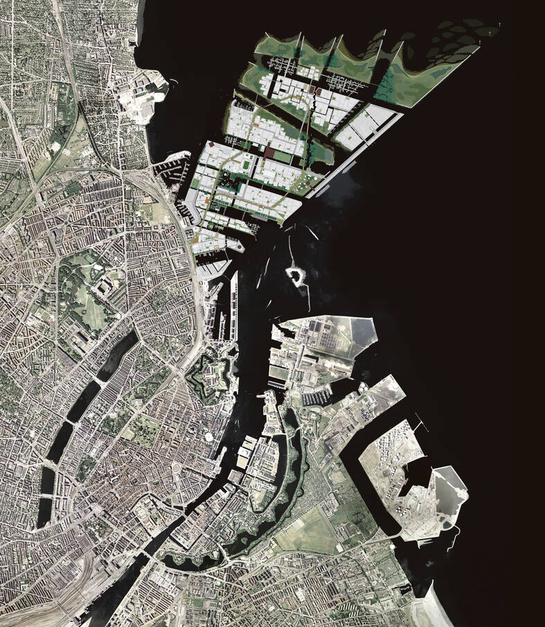cobe nordhavn satellite view