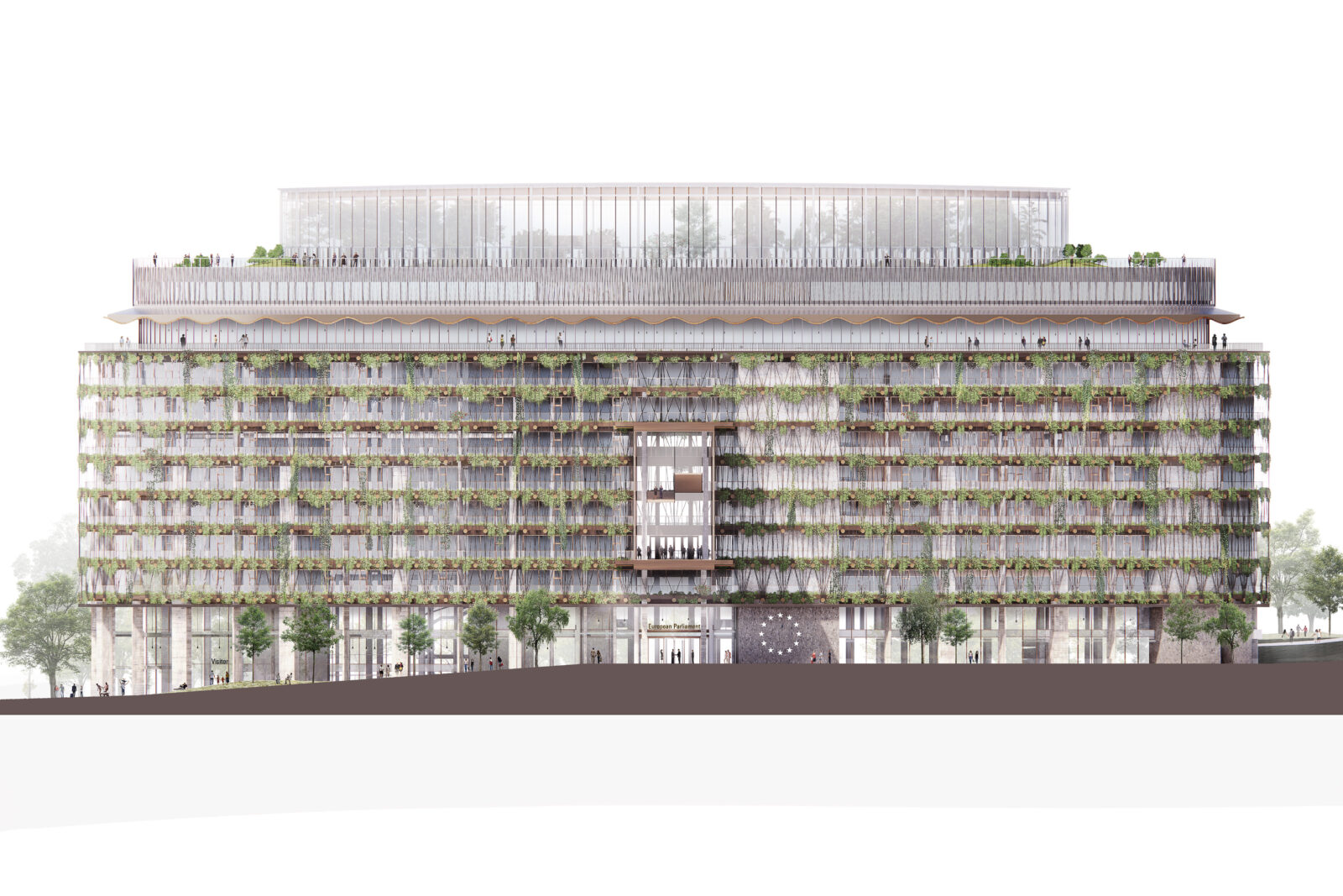 200 cobe eu parliament west facade 200 cobe eu parliament west facade
